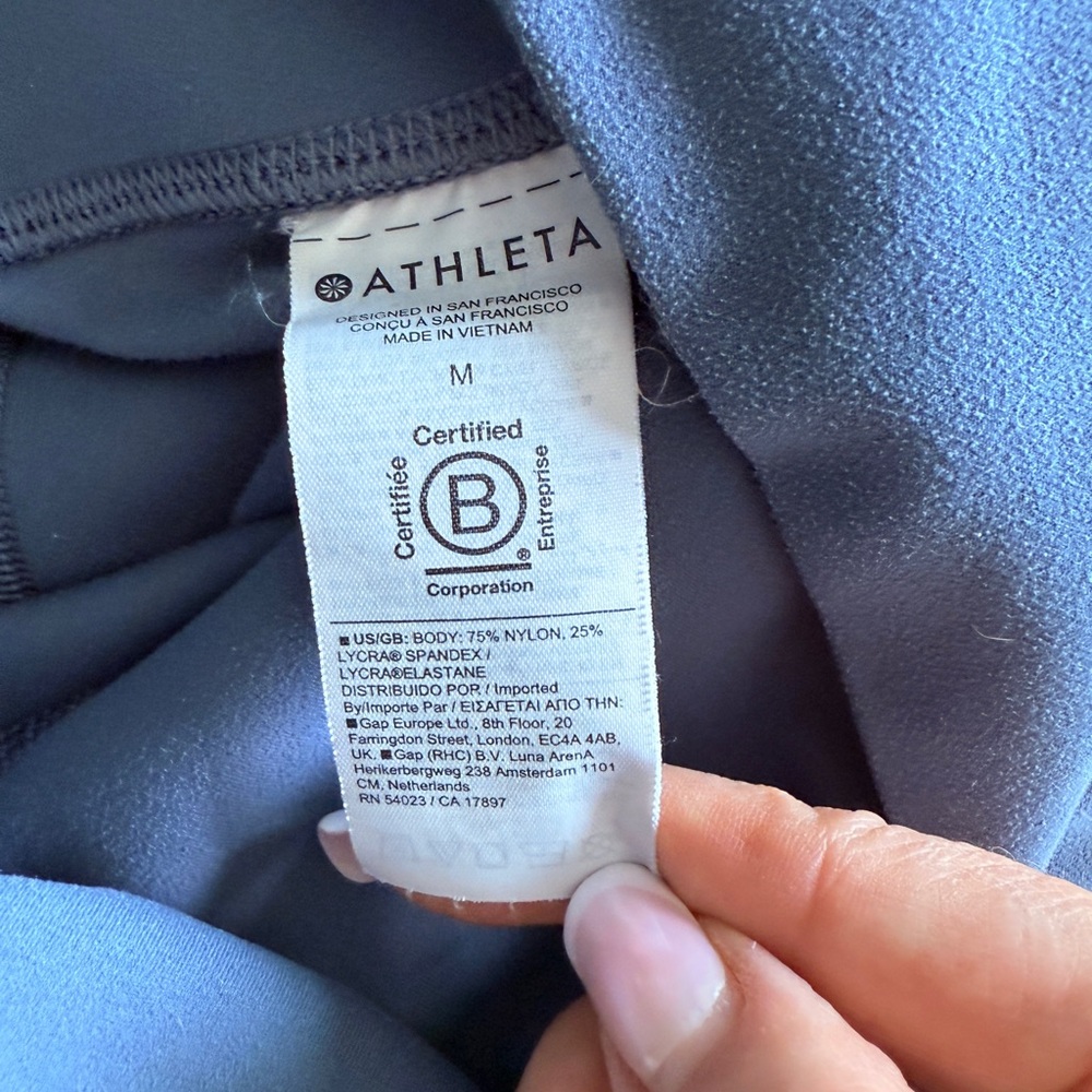 Athleta Charcoal Flare Pants - Picture 5 of 5